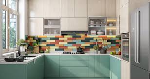 Modern Kitchen Wall Panels Available in MDF, PVC, and Composite Materials